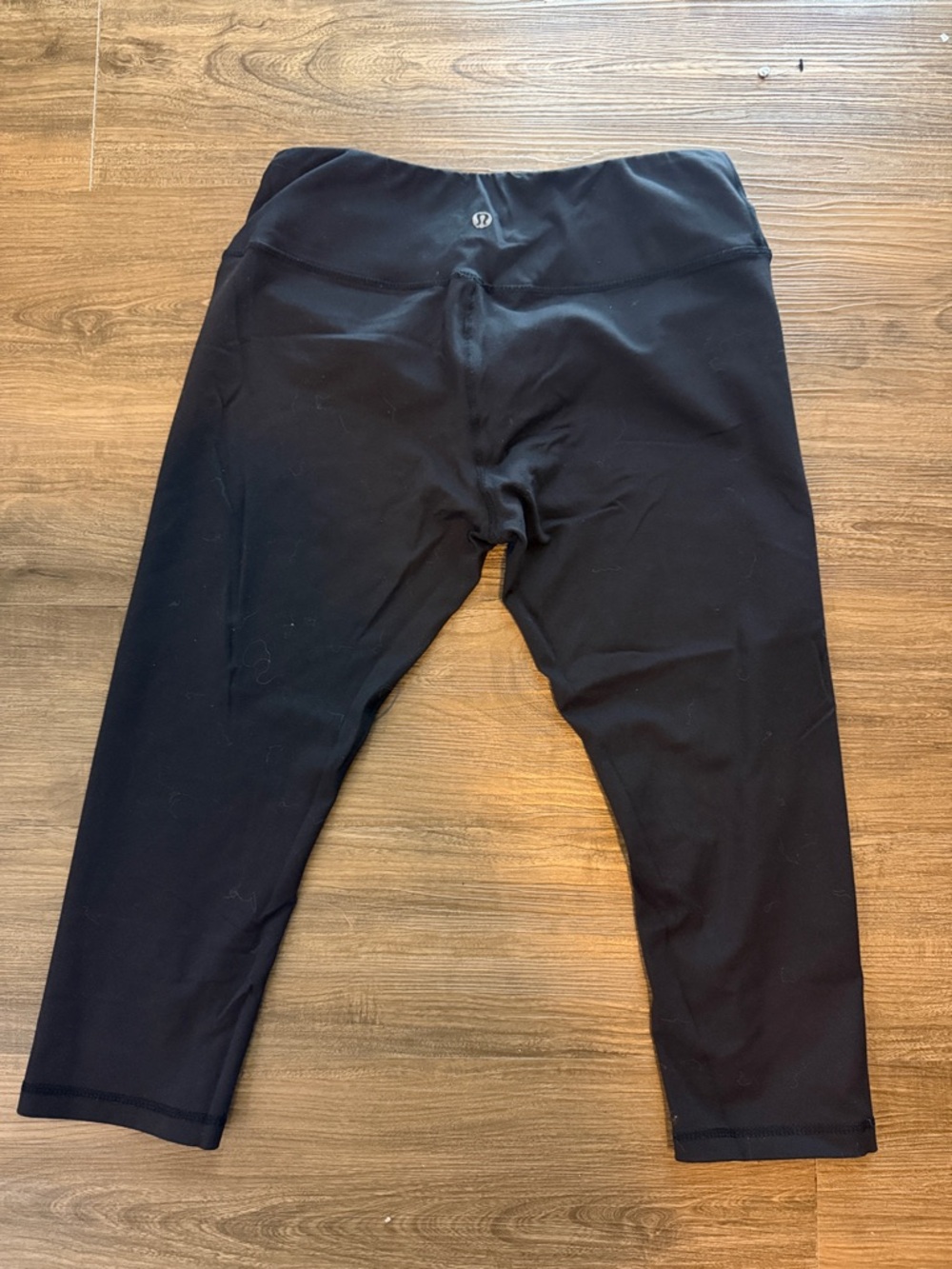 lululemon athletica Girls' Black Cropped Performance Leggings